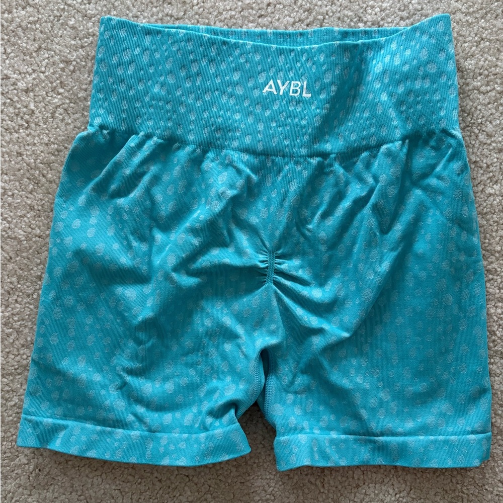 Aybl Teal Patterned Active Shorts - image 2